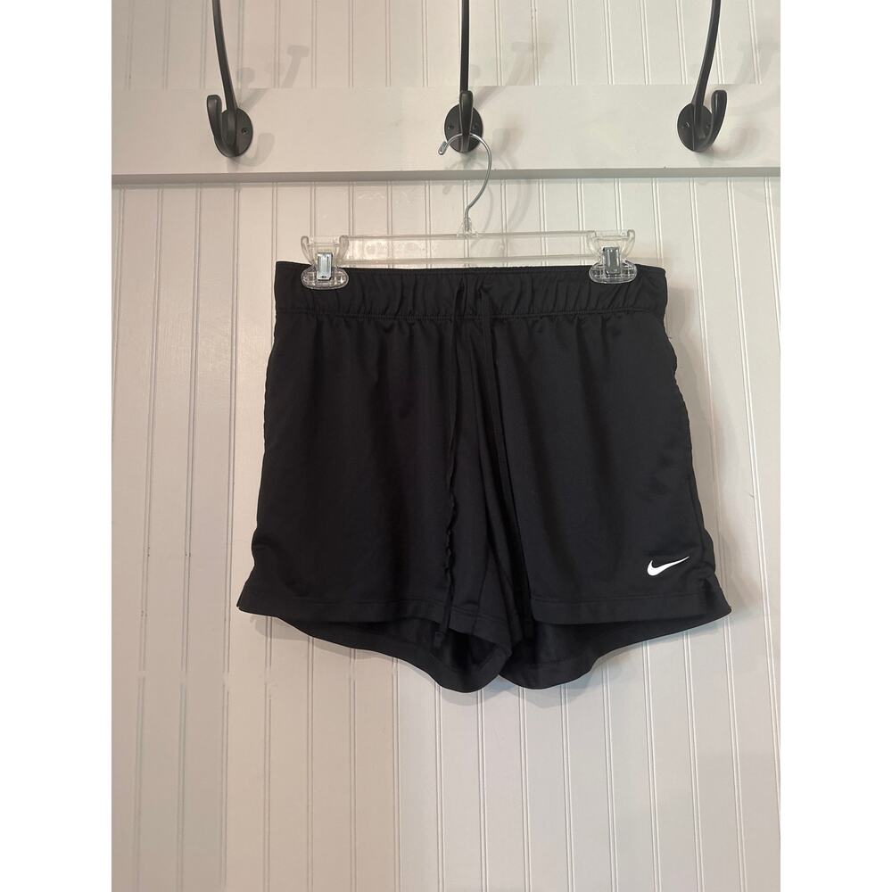 Nike Pro Women's 3" Training Shorts Black White Logo Compression Spandex Small